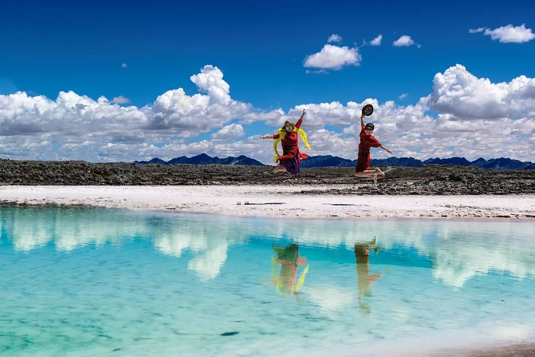这个比茶卡盐湖还梦幻的地方才是最美的“天空之镜”，还免费！ - 31