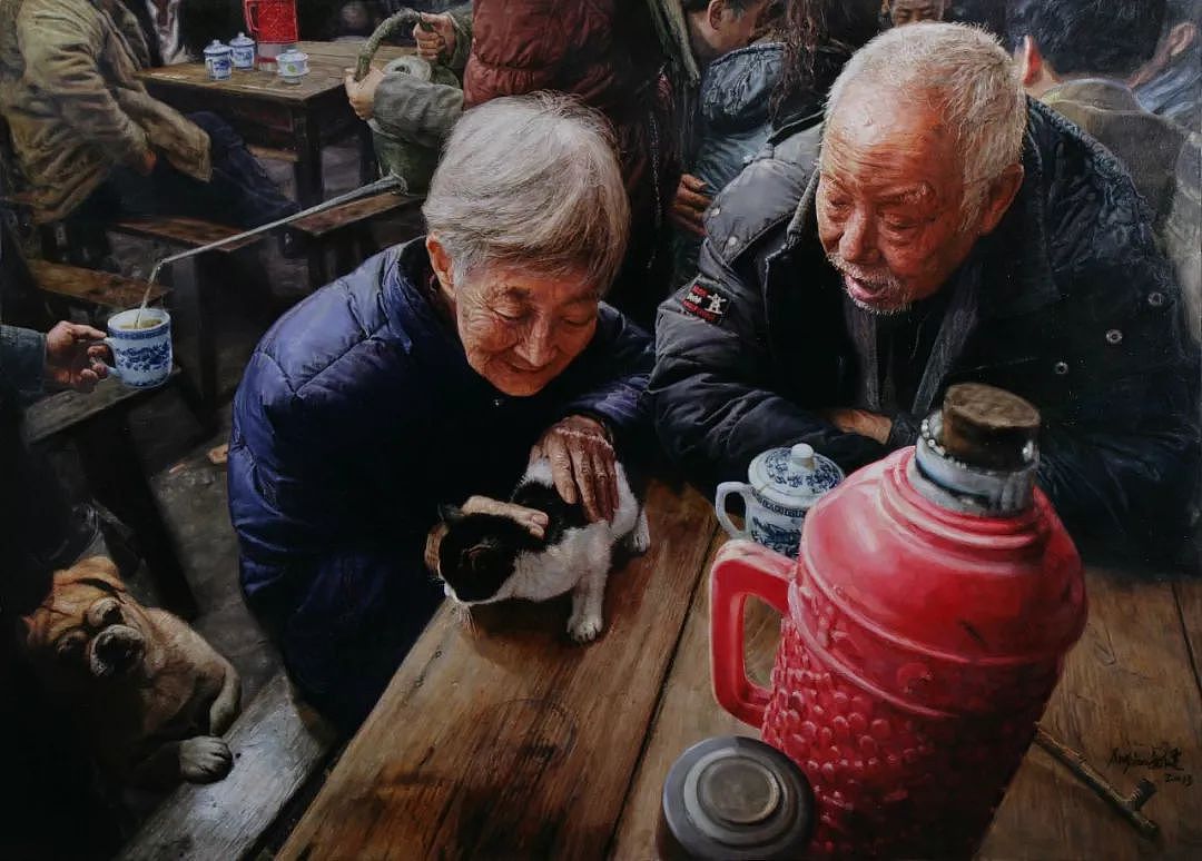 人物 | 他画了20年，把一个违章建筑变成了重庆最火的网红茶馆 - 15
