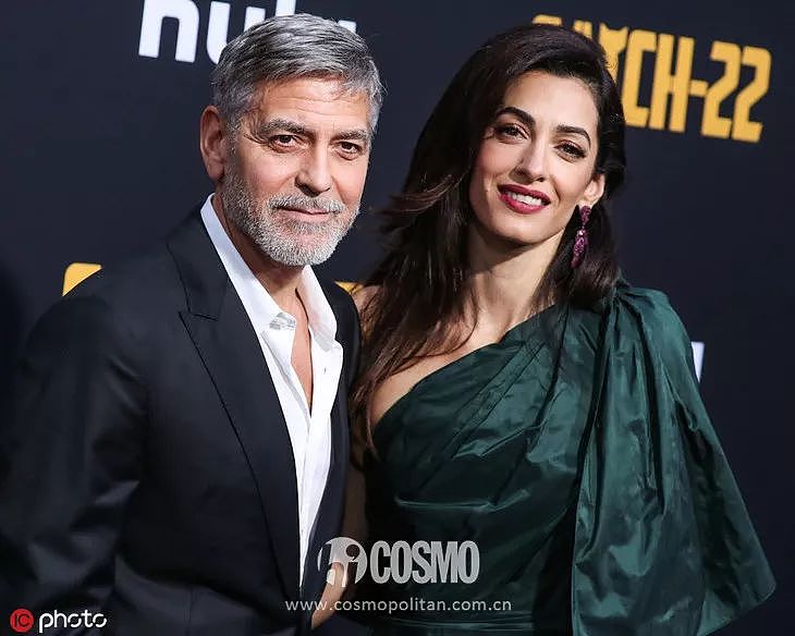时髦办 | 穿绿裙的Amal美成什么样？让Clooney甘当背景板罢辽 - 2