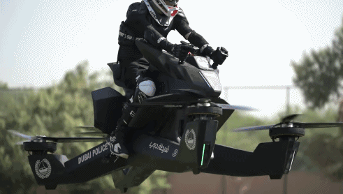 兰博基尼警车之后，迪拜又给警察换上了飞行摩托车！ - 5