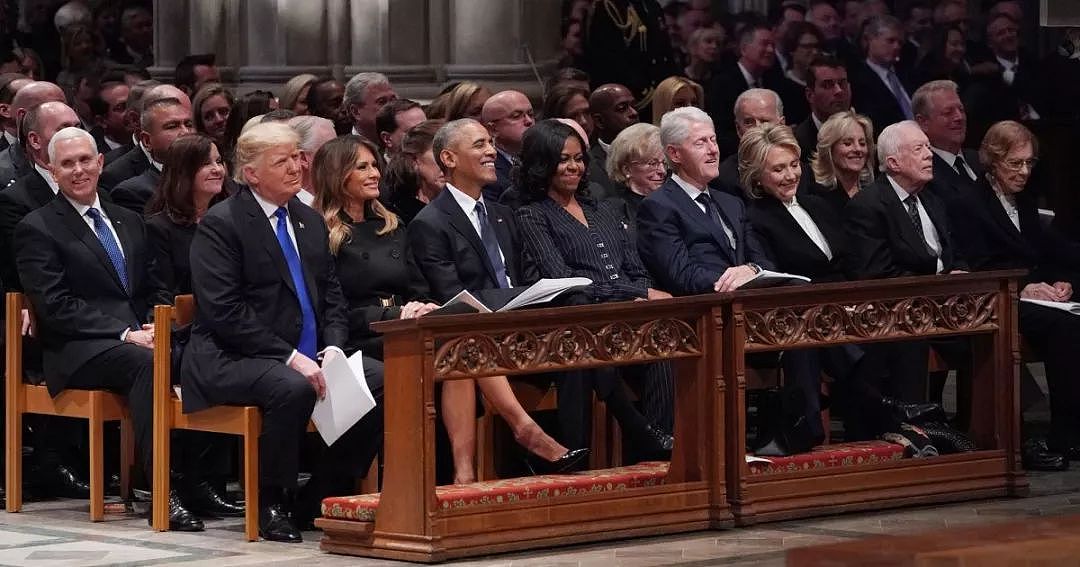 老布什的葬礼充满微笑，纯粹，温暖，美好 - 10