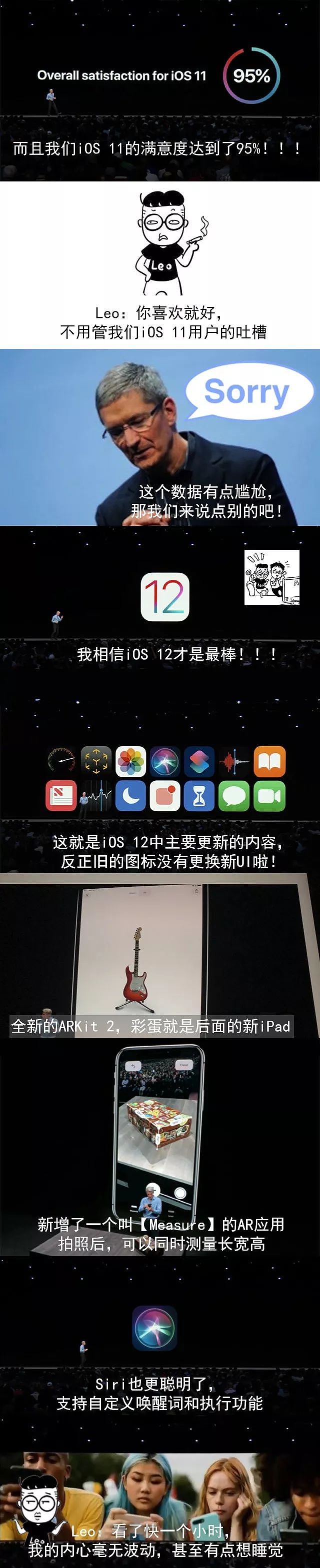 一张图看完苹果发布会，这真的是你从未见过的iOS 12？ - 2