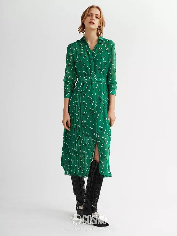 这条几百元的绿色连衣裙要排800号才能买？好我等！ - 24