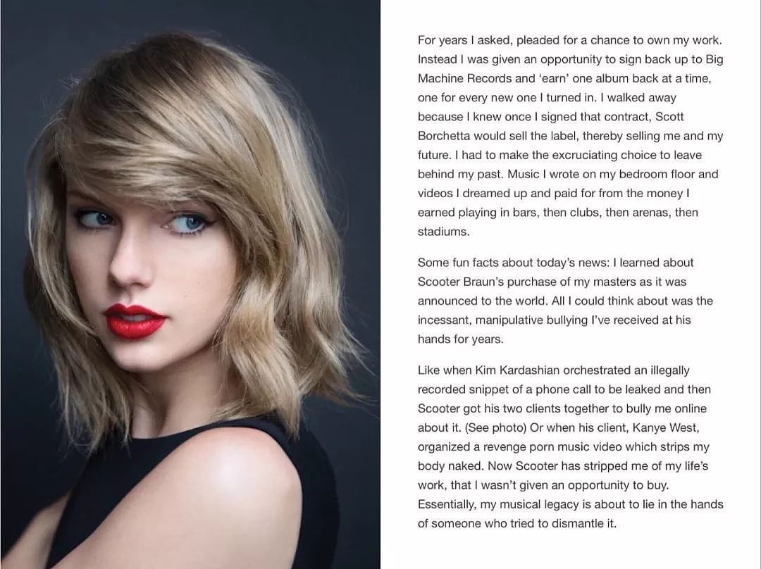 Taylor Swift 发声控诉，但有多少人真的关心过音乐版权？ - 2