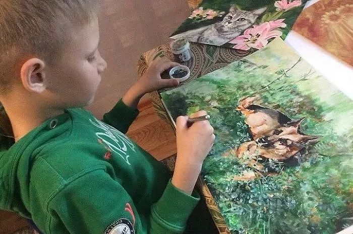 这个9岁小男孩靠画画救了上百只流浪狗！ - 6