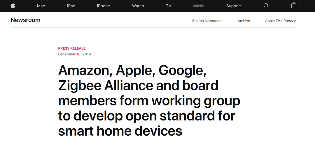 苹果、谷歌、亚马逊三家合作，让用户都更轻松地使用智能家居 - 1