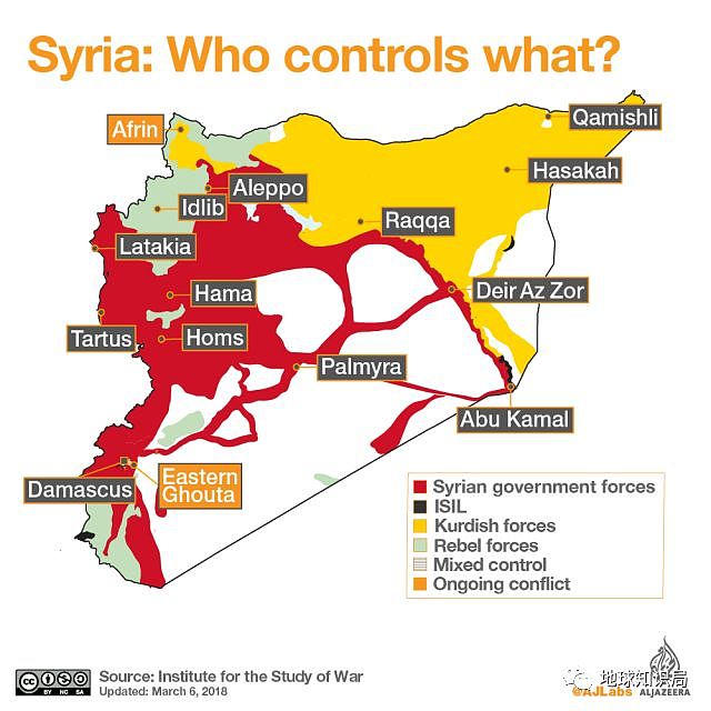 战争随时打响，各大国是如何在叙利亚排兵布阵的？ - 3
