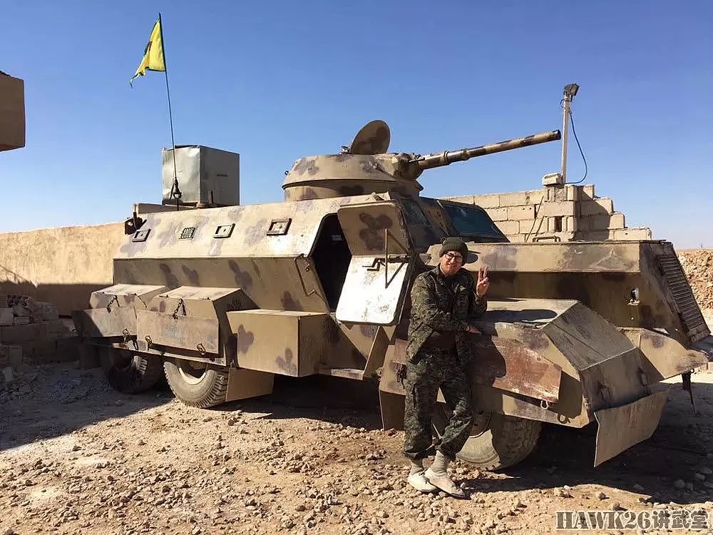 叙利亚魔改虎式越野车，顶着BMP装甲车炮塔作战，打完就跑 - 6