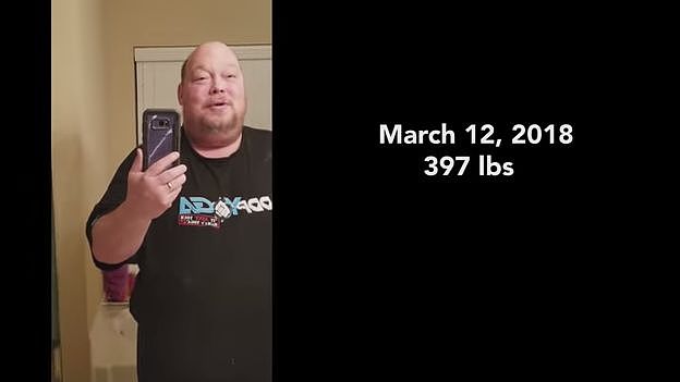 胖大叔疯狂锻炼一年，居然减掉了90公斤... - 17