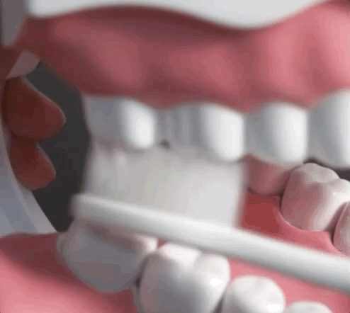 牙医手把手教你最实用的刷牙方法，1 步 1 动图！ - 13