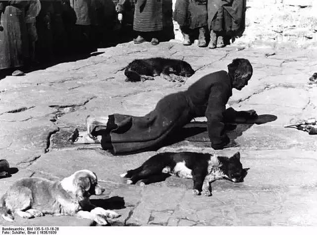 1938年，希特勒派人到西藏寻找日耳曼人祖先，留下了这组珍贵照片 - 22