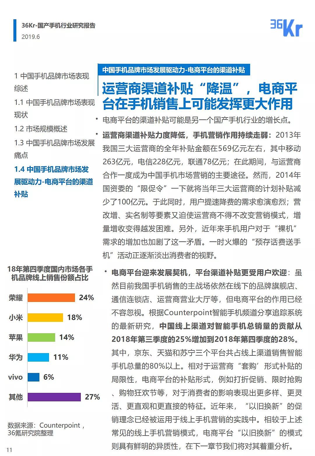 中国手机品牌市场营销研究报告 | 36氪研究 - 12