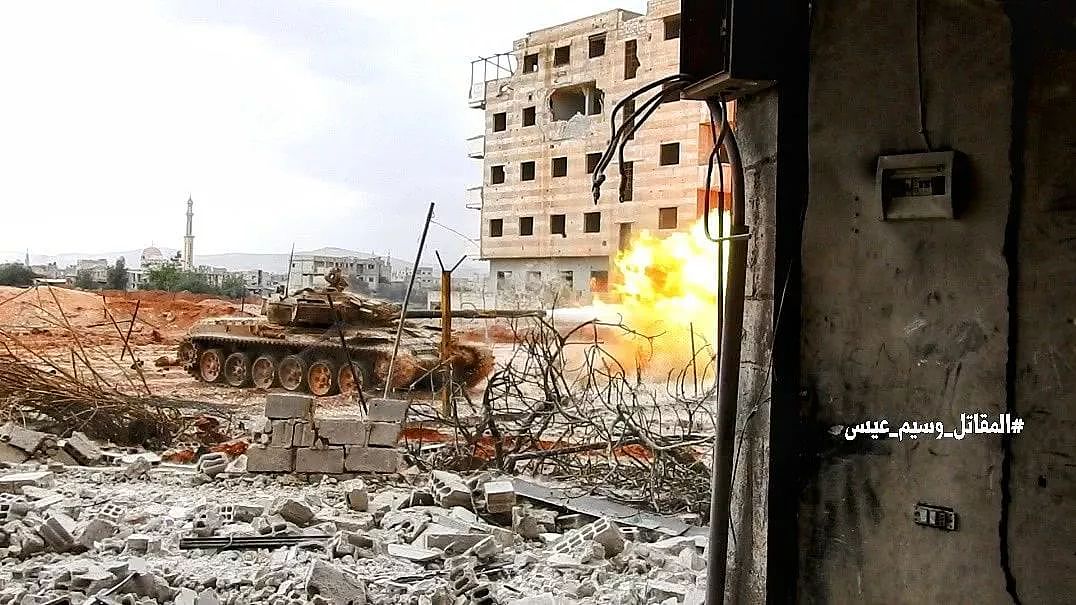 叙利亚政府军猛攻难民营，T-72坦克巷战发挥重要作用 - 8