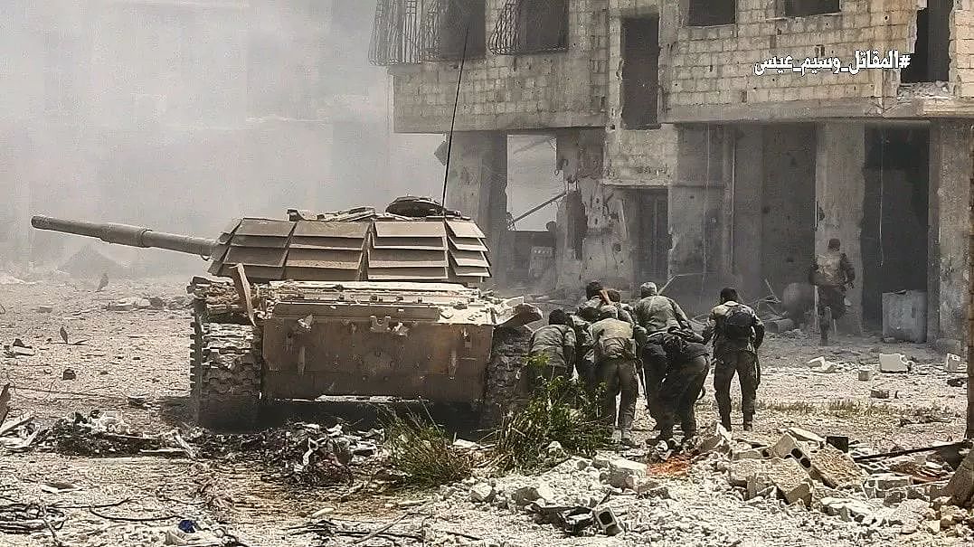 叙利亚政府军猛攻难民营，T-72坦克巷战发挥重要作用 - 5