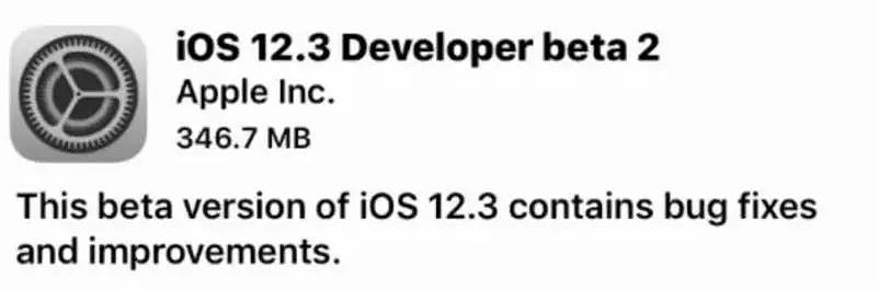 苹果发布iOS 12.3第二个测试版 - 1
