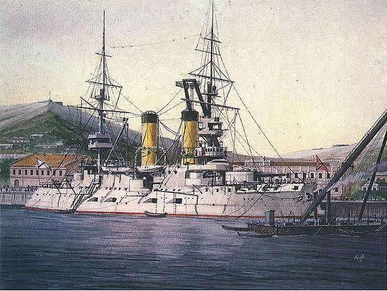 这艘沙俄战舰败给日军后跑到中国青岛，竟又被德国扣留 - 6