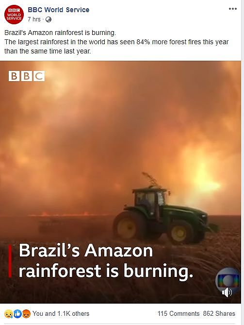 亚马逊雨林大火3周，烧掉4个丹麦，而 “凶手”还将继续肆虐… - 3