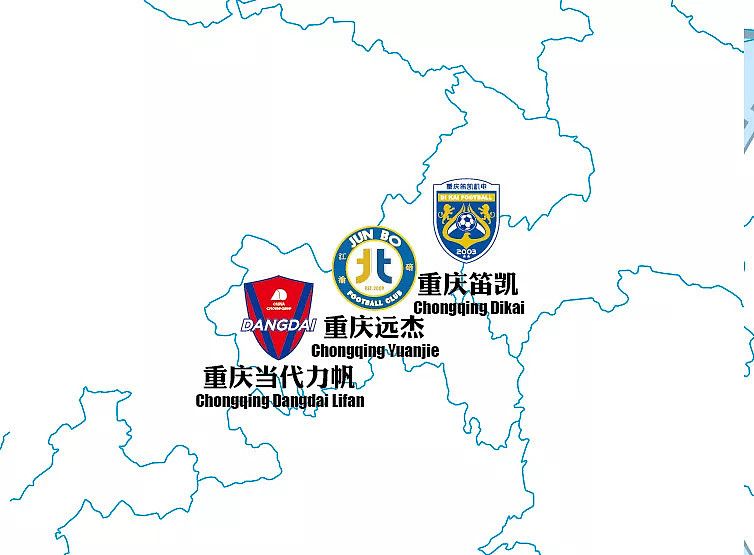2018年中国足球协会四级联赛球队版图详解，有你的家乡球队吗？ - 18