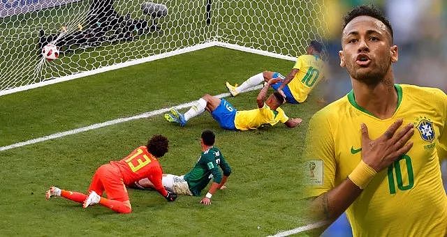 宿命之战，门神对决！内马尔传射建功，巴西2-0淘汰墨西哥！ - 3