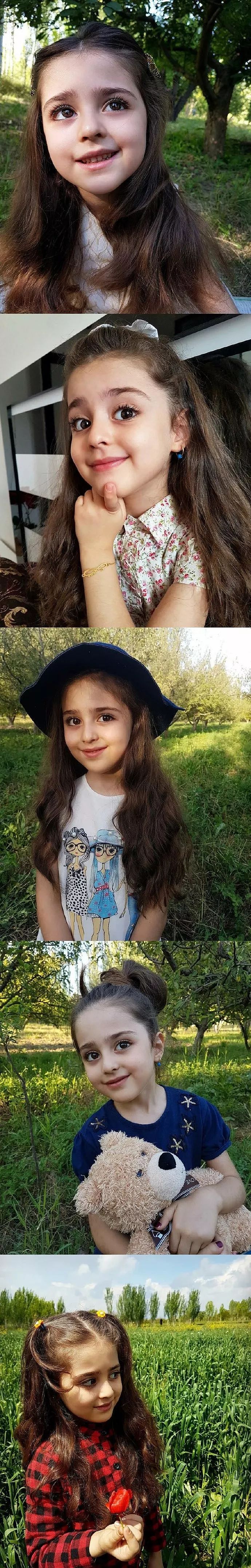 伊朗8岁小女孩被称为“全球最美”！因为太美，父亲辞职做贴身保镖…… - 14