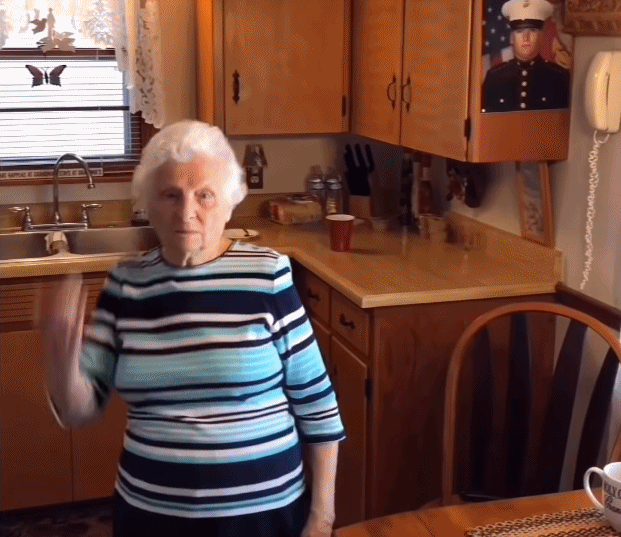 93岁硬核奶奶恶搞孙子爆红全网，1300w网友点赞：希望我老了也能这么酷！ - 13