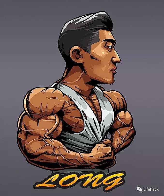 中国小伙创作的Q版肌肉漫画，把网友萌翻了 - 24