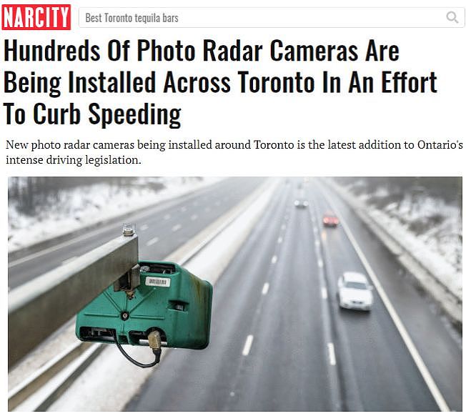 超速1 km/h罚$21！多伦多将添754个摄像头，北美开车如何避免被pull over？ - 1