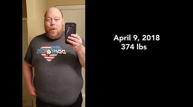 胖大叔疯狂锻炼一年，居然减掉了90公斤... - 18