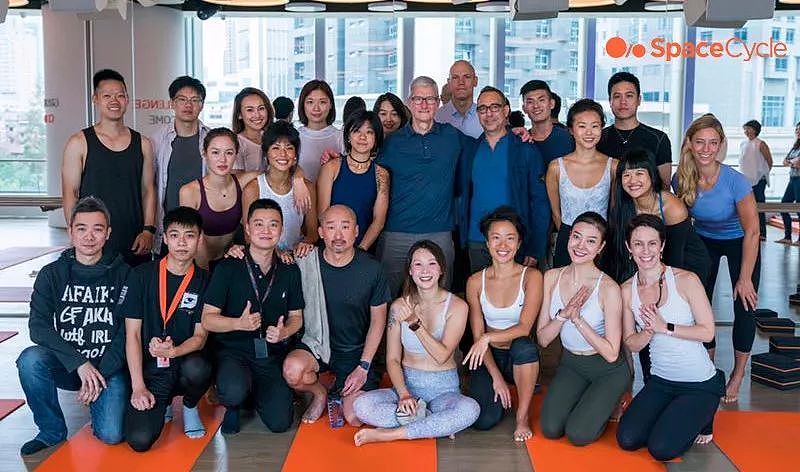 第14次来中国，这次苹果CEO库克第一站先去了一家健身房？！ - 8