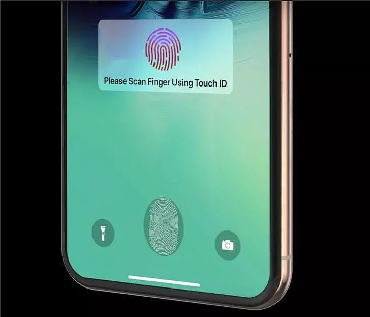 苹果最新专利：iPhone全屏指纹解锁 - 1