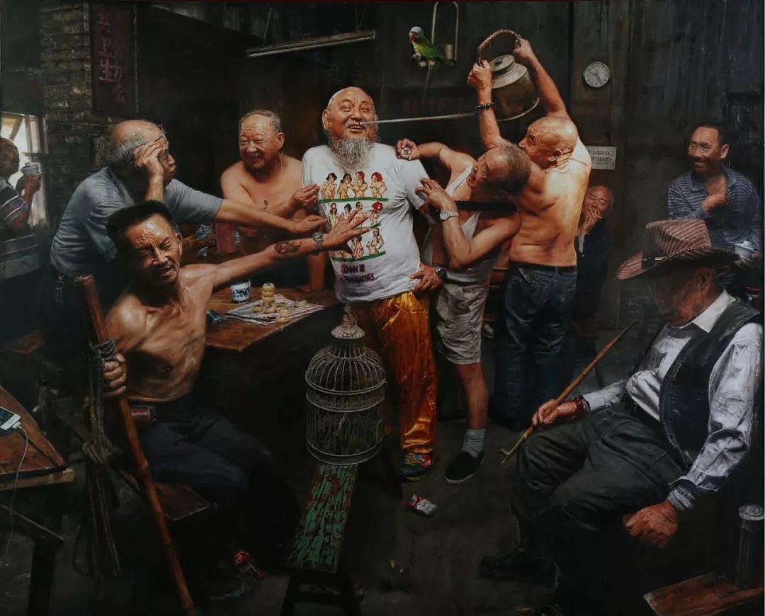 人物 | 他画了20年，把一个违章建筑变成了重庆最火的网红茶馆 - 14