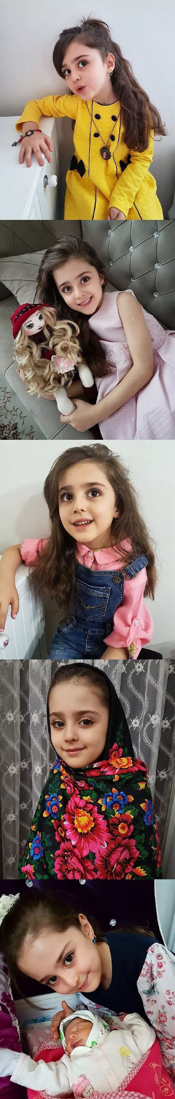 伊朗8岁小女孩被称为“全球最美”！因为太美，父亲辞职做贴身保镖…… - 17