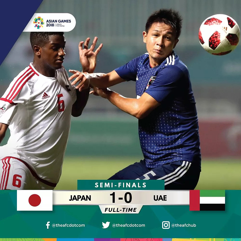 在本届雅加达亚运会上，日本男女足都已打进决赛 - 4