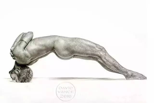 男人裸体瑜伽，美好的肉体与艺术的结合！ - 3