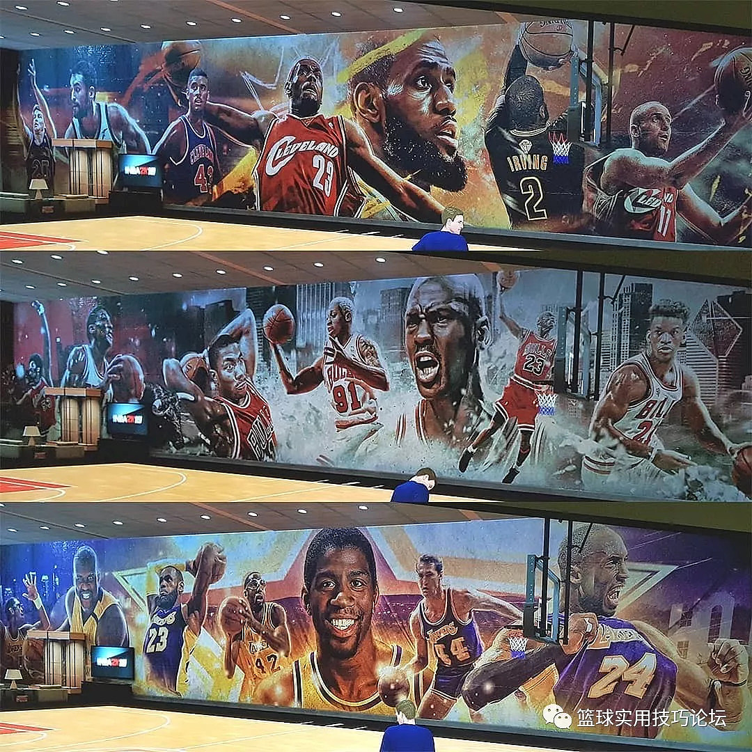 星光灿烂！NBA各队传奇球星壁画合集 - 1