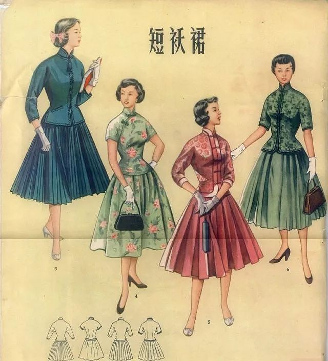中国服饰专栏｜欧洲的时髦，在民国袄裙上都能找到 - 19