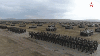 霸气！中国参加俄军三十年来最大规模军演，钢铁洪流重现（附完整视频） - 6