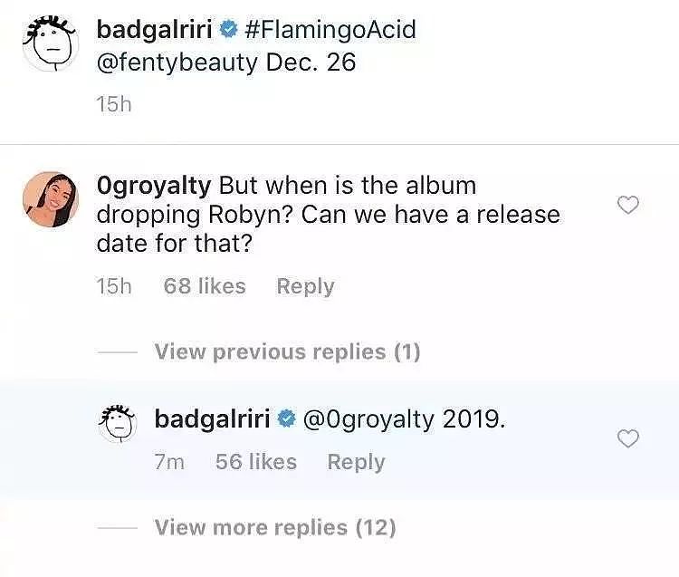 2019还剩3个月了，我们能等到Rihanna的新专辑吗？ - 38