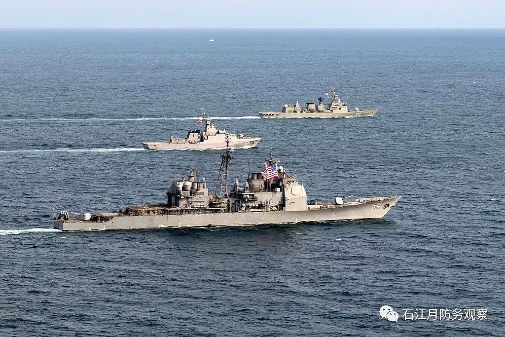 多艘中国军舰监视，两艘美军舰刚刚穿越台湾海峡！美国人到底想干啥？ - 1