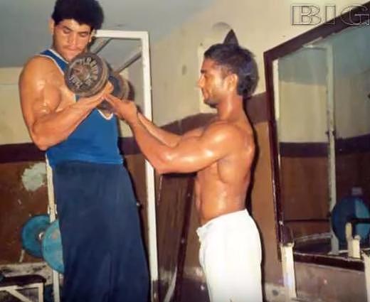 印度最高的肌肉猛男，巨石强森都比他矮一头，摔跤场上的巨人！