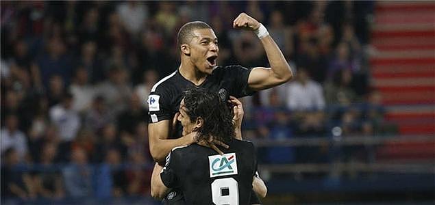 法国杯：姆巴佩双响卡瓦尼两助，巴黎3-1卡昂决赛将战丙级队