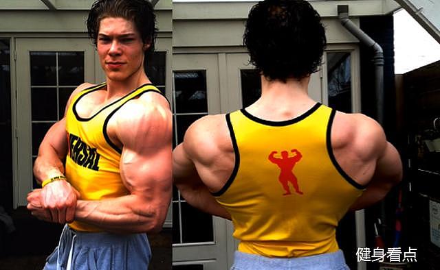从14岁到24岁，小伙练成肌肉巨无霸，网友：我永远不想练成那样！