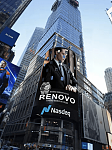 德国奢侈品品牌RENOVO强势登陆纽约时代广场纳斯达克巨幕