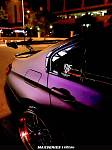 宝马汽车LBFILM消光黑比诺紫改色膜，冷酷魅惑的颜色